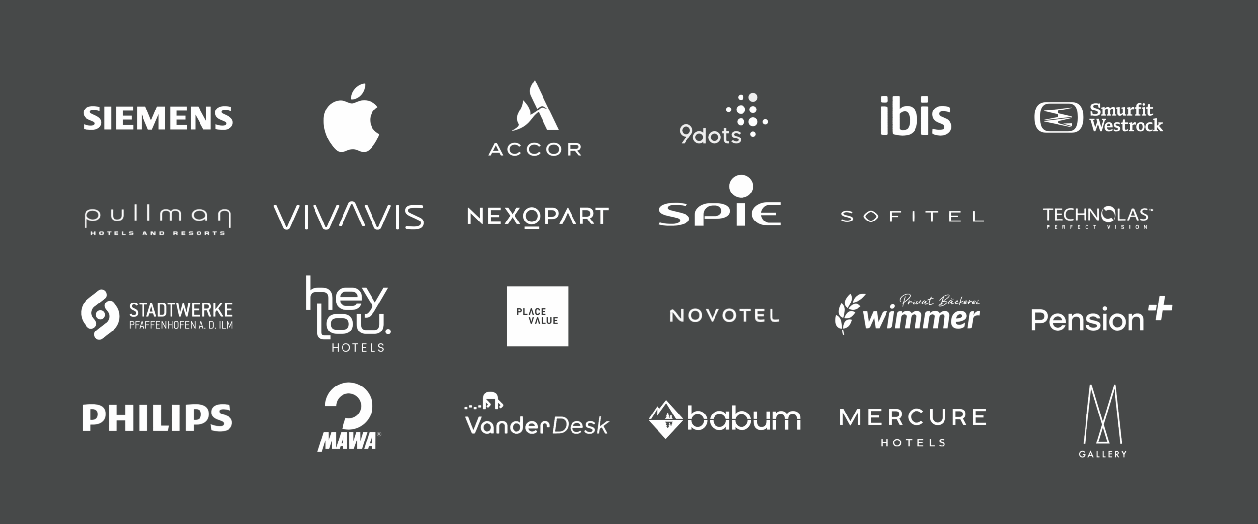 Logos der Kunden von IDEACT Better Brands